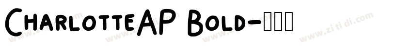 CharlotteAP Bold字体转换